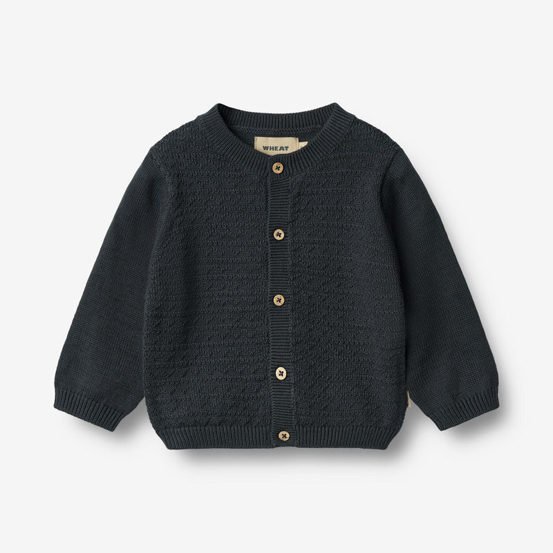 Wheat Main Strick-Cardigan Björn Cardigan 1432 navy