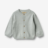 Wheat Main Strick-Cardigan Björn Knitted Tops 1560 soft blue