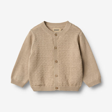 Wheat Main Strick-Cardigan Björn Cardigan 9441 soft sand