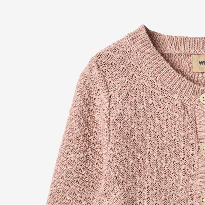 Wheat Main Strick-Cardigan Magnella Cardigan 2487 rose powder