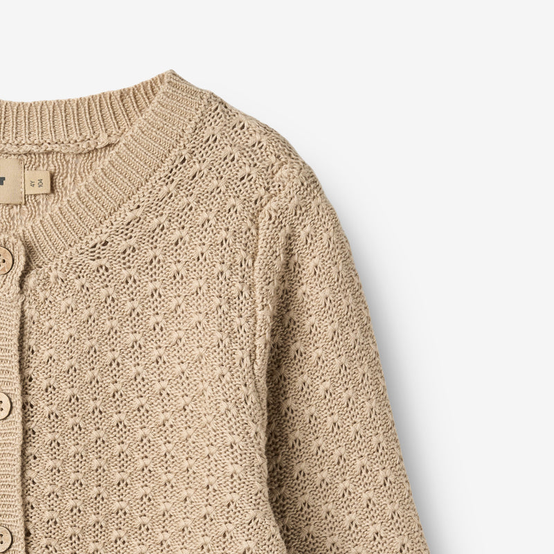 Wheat Main Strick-Cardigan Magnella Cardigan 3354 warm sand