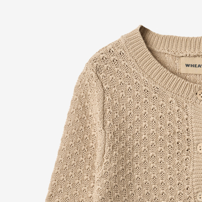 Wheat Main Strick-Cardigan Magnella Cardigan 3354 warm sand