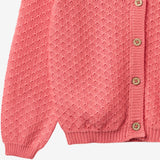 Wheat Main Strick-Cardigan Magnella Cardigan 9454 coral