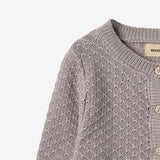 Wheat Main Strick-Cardigan Magnella Cardigan 9531 dusty purple
