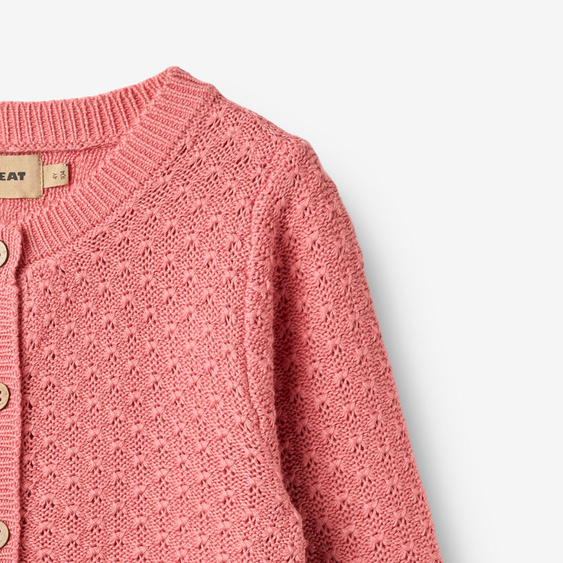 Wheat Main Strick-Cardigan Magnella Cardigan 9568 soft pink