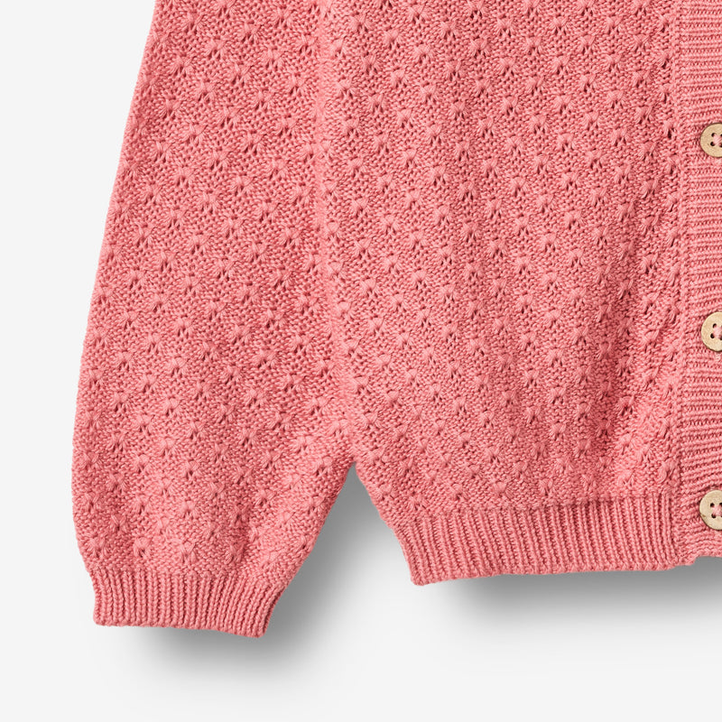 Wheat Main Strick-Cardigan Magnella Cardigan 9568 soft pink