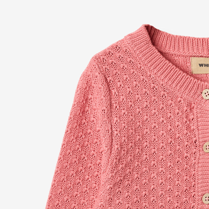 Wheat Main Strick-Cardigan Magnella Cardigan 9568 soft pink