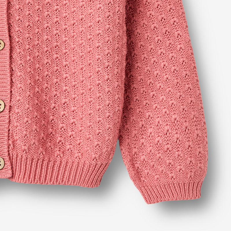 Wheat Main Strick-Cardigan Magnella Cardigan 9568 soft pink
