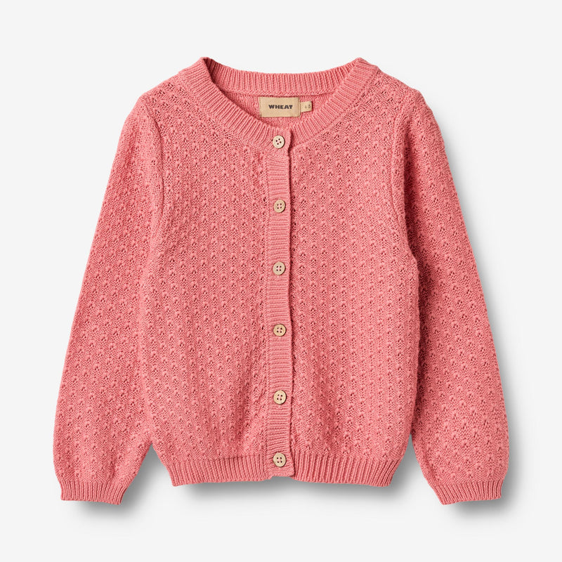 Wheat Main Strick-Cardigan Magnella Cardigan 9568 soft pink
