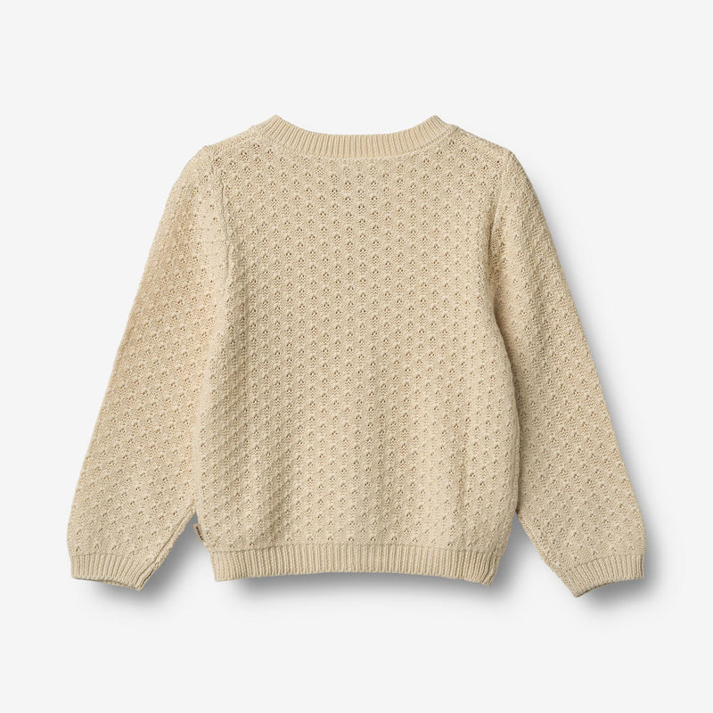 Wheat Main Strick-Cardigan Magnella Cardigan 3336 sandshell
