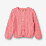 Wheat Main Strick-Cardigan Magnella Cardigan 9423 flamingo pink