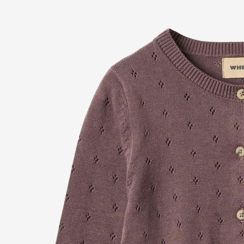 Wheat Main Strick-Cardigan Maia Cardigan 2378 plum 