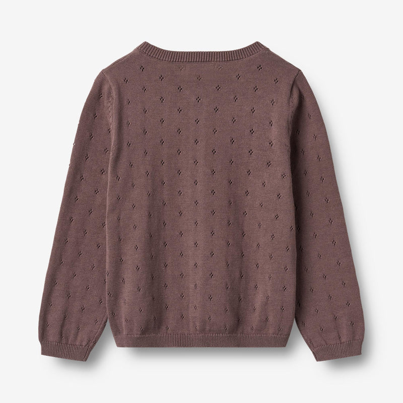 Wheat Main Strick-Cardigan Maia Cardigan 2378 plum 