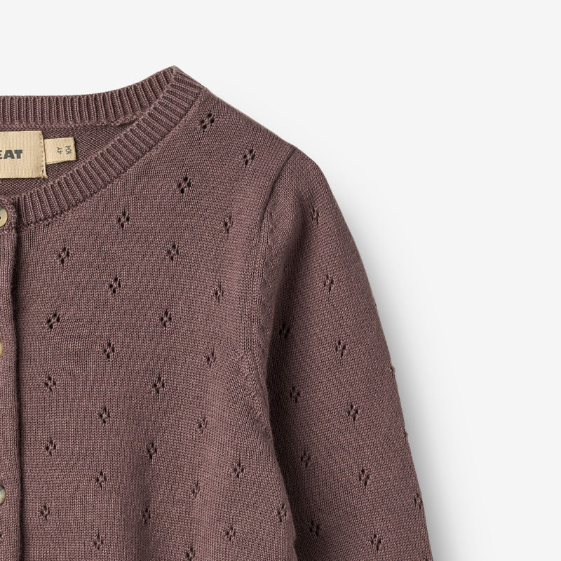 Wheat Main Strick-Cardigan Maia Cardigan 2378 plum 