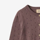 Wheat Main Strick-Cardigan Maia Cardigan 2378 plum 
