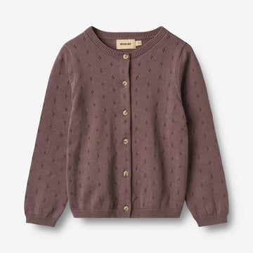Wheat Main Strick-Cardigan Maia Cardigan 2378 plum 
