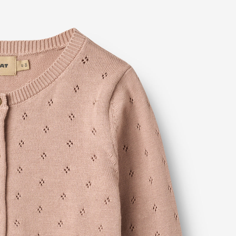 Wheat Main Strick-Cardigan Maia Cardigan 2487 rose powder