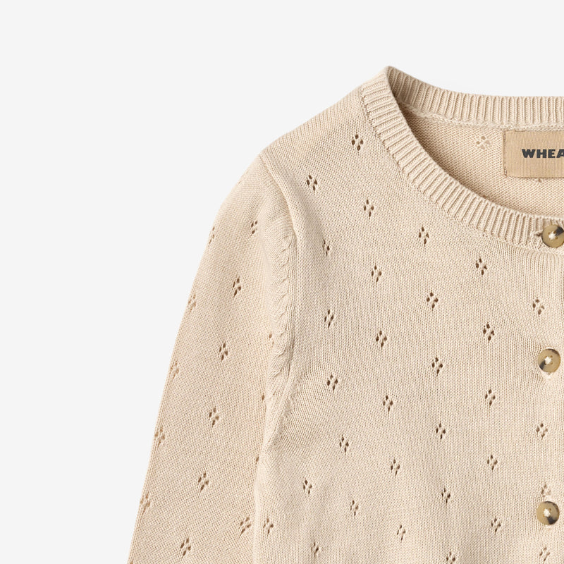 Wheat Main Strick-Cardigan Maia Cardigan 3191 offwhite