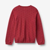 Wheat Main Strick-Cardigan Maia Cardigan 9697 red cherry