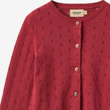 Wheat Main Strick-Cardigan Maia Cardigan 9697 red cherry