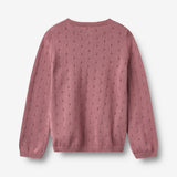 Wheat Main Strick-Cardigan Maia Cardigan 9705 warm lilac