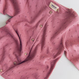 Wheat Main Strick-Cardigan Maia Cardigan 9705 warm lilac