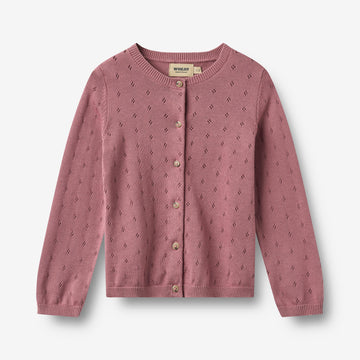 Wheat Main Strick-Cardigan Maia Cardigan 9705 warm lilac