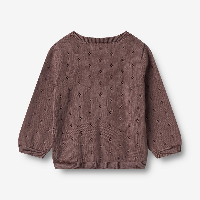 Wheat Main Strick-Cardigan Maia Cardigan 2378 plum 