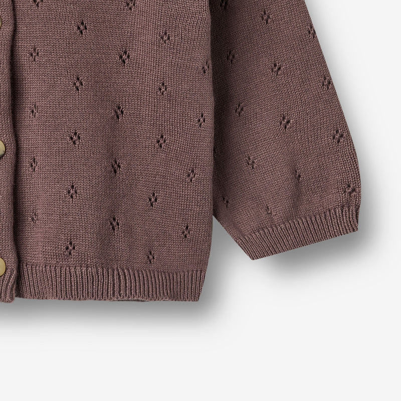 Wheat Main Strick-Cardigan Maia Cardigan 2378 plum 