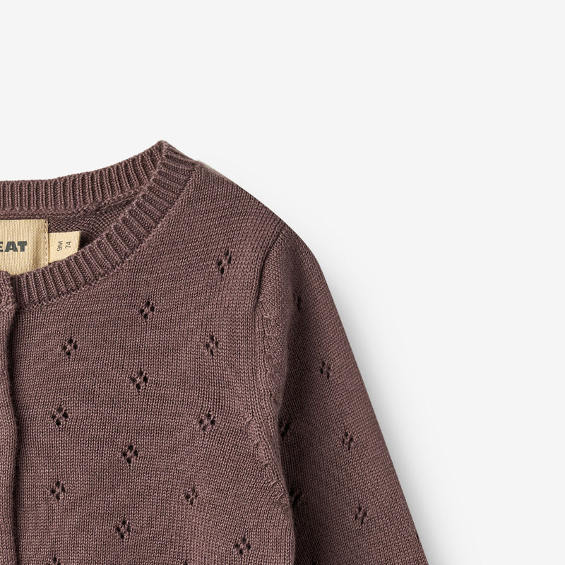 Wheat Main Strick-Cardigan Maia Cardigan 2378 plum 