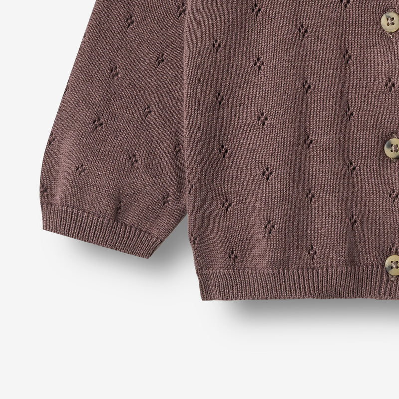 Wheat Main Strick-Cardigan Maia Cardigan 2378 plum 