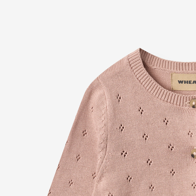 Wheat Main Strick-Cardigan Maia Cardigan 2487 rose powder
