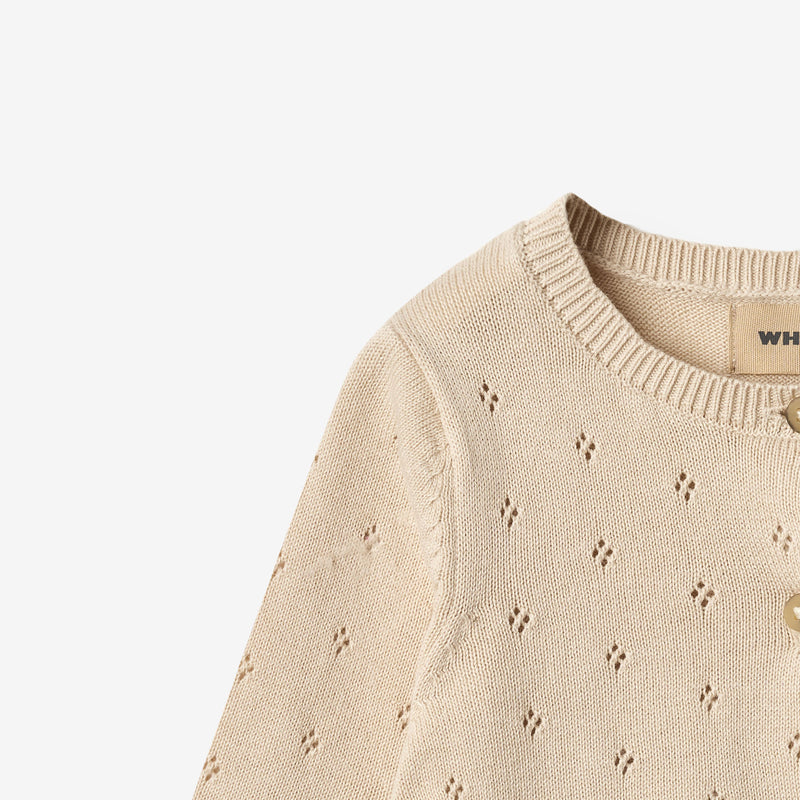 Wheat Main Strick-Cardigan Maia Cardigan 3191 offwhite
