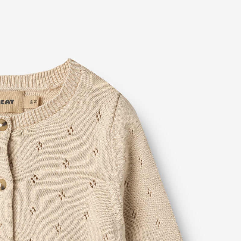 Wheat Main Strick-Cardigan Maia Cardigan 3191 offwhite