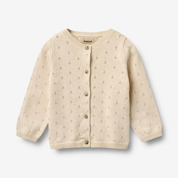 Wheat Main Strick-Cardigan Maia Cardigan 3336 sandshell
