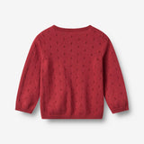 Wheat Main Strick-Cardigan Maia Cardigan 9697 red cherry