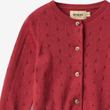 Wheat Main Strick-Cardigan Maia Cardigan 9697 red cherry