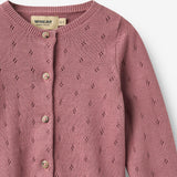 Wheat Main Strick-Cardigan Maia Cardigan 9705 warm lilac