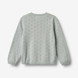 Wheat Main Strick-Cardigan Maia Knitted Tops 1560 soft blue