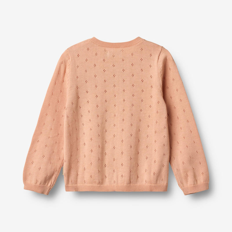 Wheat Main Strick-Cardigan Maia Knitted Tops 2358 pink sand