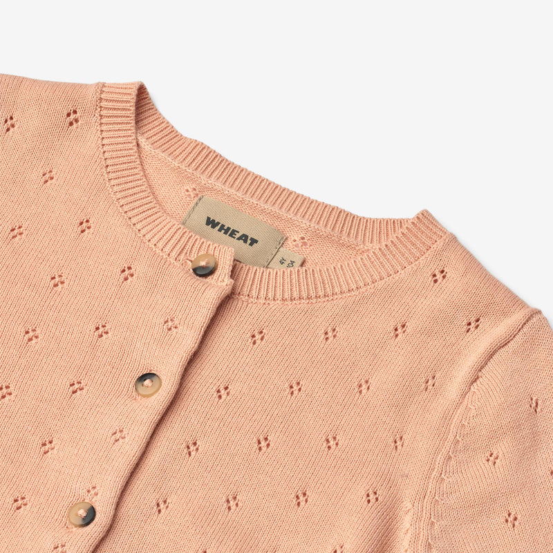 Wheat Main Strick-Cardigan Maia Knitted Tops 2358 pink sand
