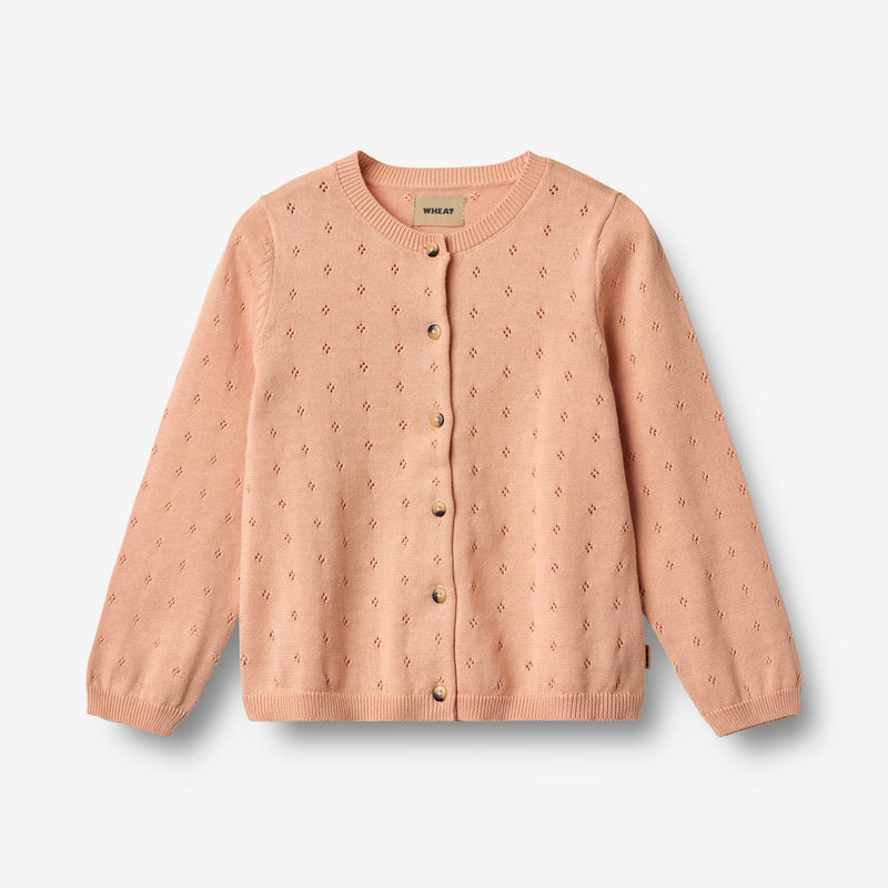 Wheat Main Strick-Cardigan Maia Knitted Tops 2358 pink sand