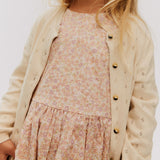 Wheat Main Strick-Cardigan Maia Knitted Tops 3336 sandshell