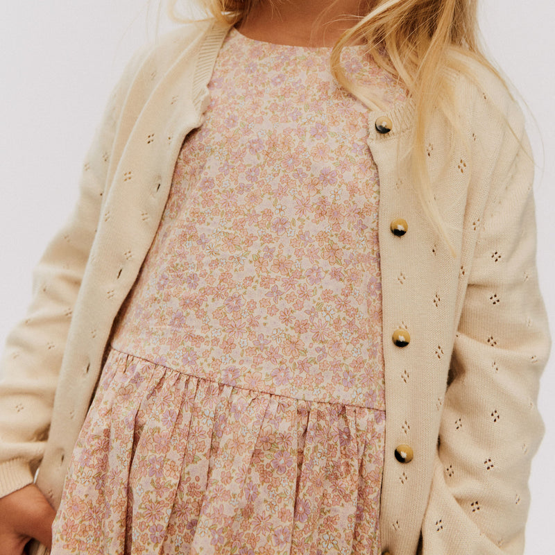 Wheat Main Strick-Cardigan Maia Knitted Tops 3336 sandshell