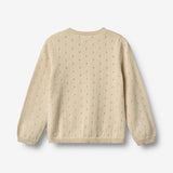 Wheat Main Strick-Cardigan Maia Knitted Tops 3336 sandshell