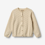 Wheat Main Strick-Cardigan Maia Knitted Tops 3336 sandshell