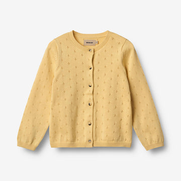 Wheat Main Strick-Cardigan Maia Cardigan 9425 golden yellow