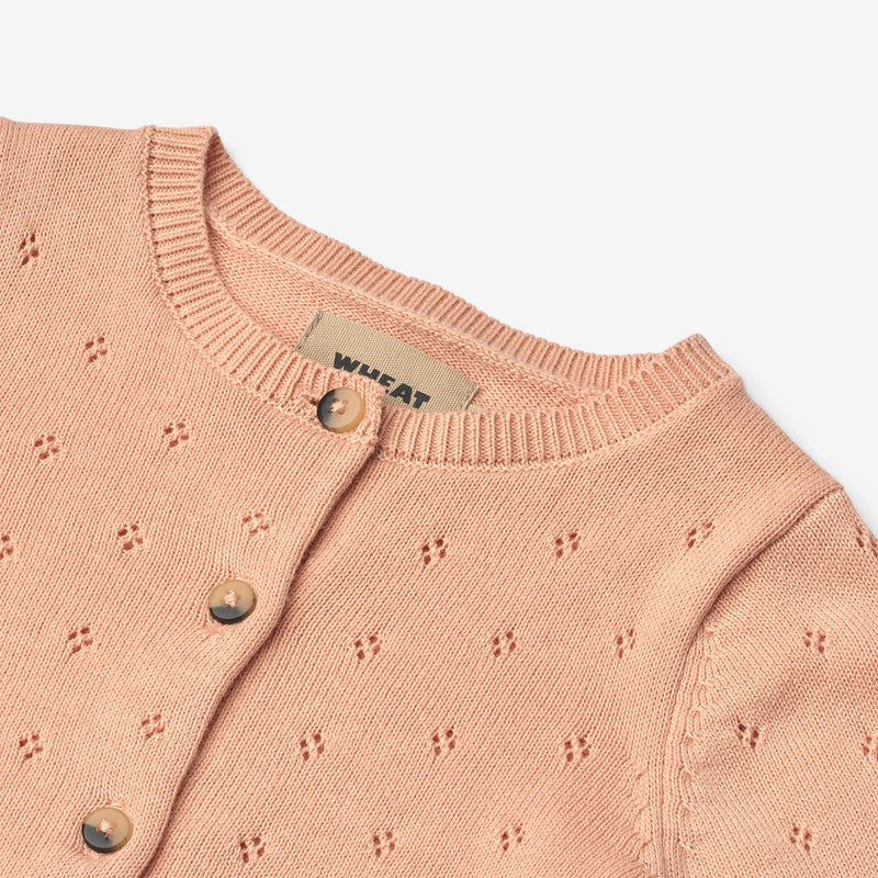 Wheat Main Strick-Cardigan Maia Knitted Tops 2358 pink sand