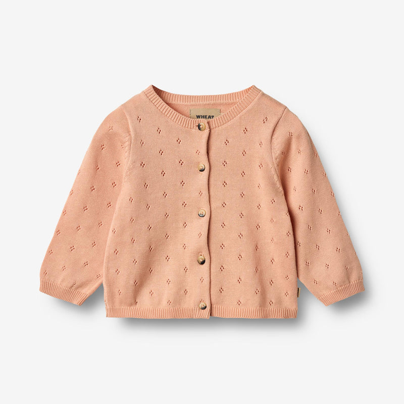 Wheat Main Strick-Cardigan Maia Knitted Tops 2358 pink sand