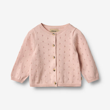 Wheat Main Strick-Cardigan Maia Cardigan 2400 powder